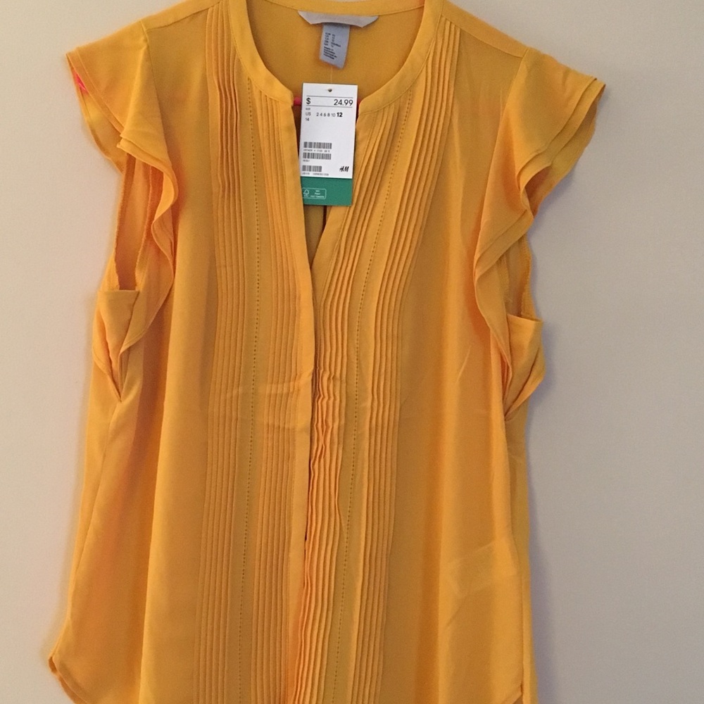 H&M Yellow Blouse